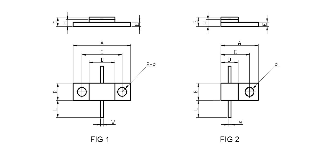 Flange Mount Resistor FIG 1,2